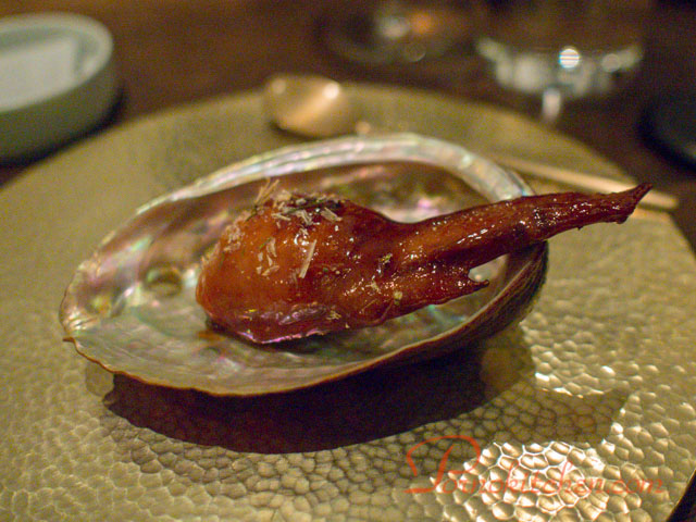 Chicken Wing Stuffed with Abalone